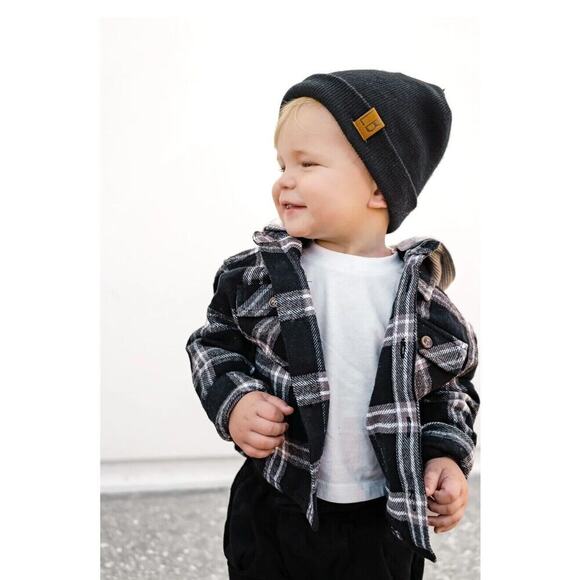 Little Bipsy Other - Little Bipsy Flannel Hooded Sweater Fall/‎ Winter Size 18-24months Toddler Boys